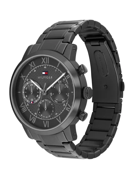 TOMMY HILFIGER Ceas analogic OXFORD gri închis negru