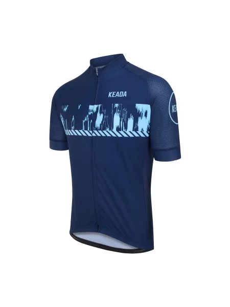 Koszulka rowerowa z krótkim rękawem – Signal One niebieska