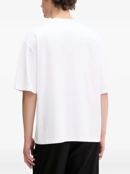 Tricou Fiorucci cu imagine alb