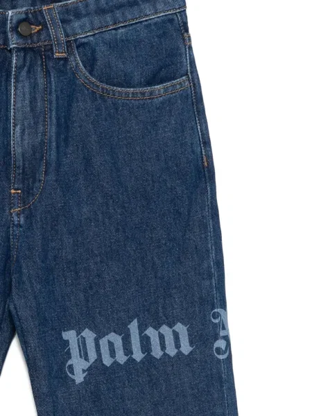 Jeansy dziecięce Palm Angels niebieskie