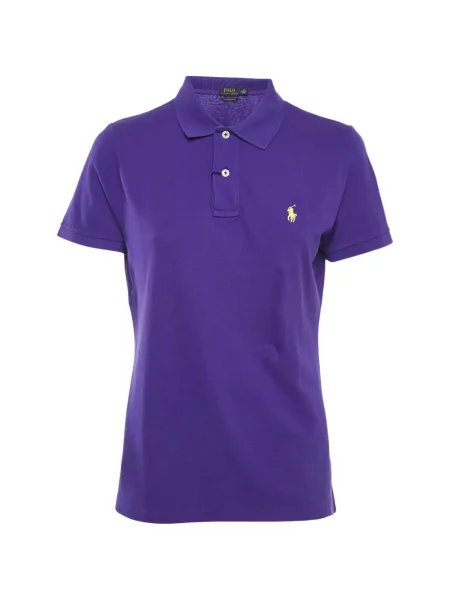 Fular Polo Ralph Lauren cu broderie violet