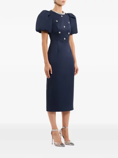 Rochie midi Rebecca Vallance albastru
