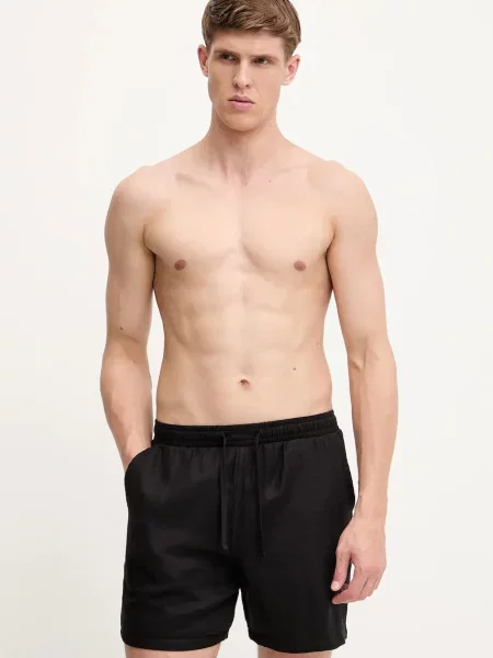 BOSS pantaloni scurți din negru