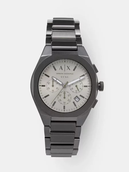 ARMANI EXCHANGE Ceas analogic SYNC argintiu gri