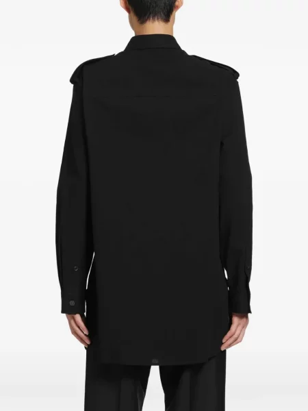 Gulerat cămașă Yohji Yamamoto negru