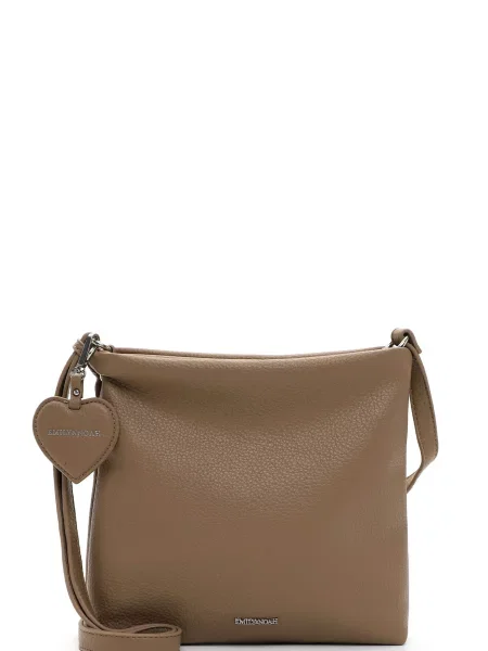 Emily & Noah Torba preko ramena Enie taupe siva