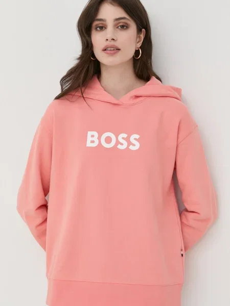 Суитчър Boss с принт розово
