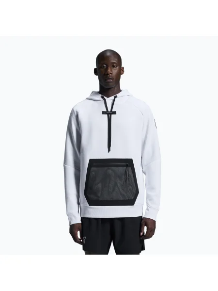 Pánska Mikina S Kapucňou On Running Hoodie biela