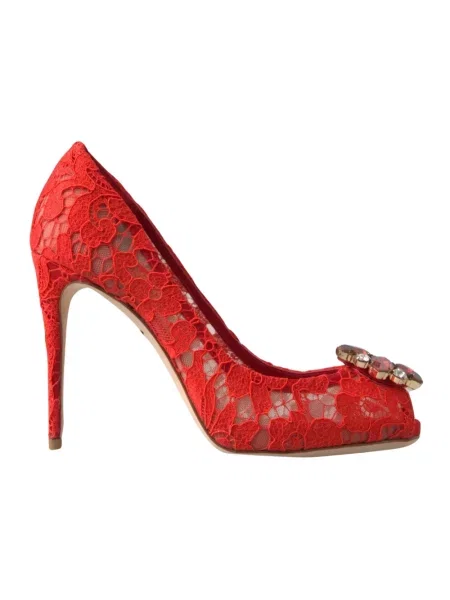 Czółenka Dolce And Gabbana czerwona