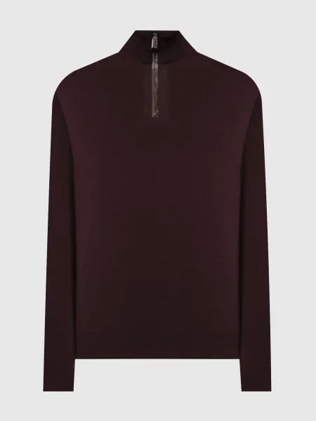 Шелковый свитер Stefano Ricci коричневый