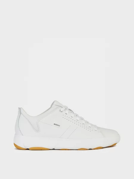 Кожаные кроссовки Geox белые