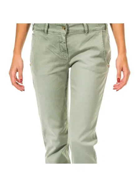 Pantaloni Met galben
