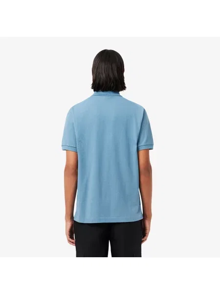 Lacoste Koszulka Polo Classic Fit Original Piqué niebieska