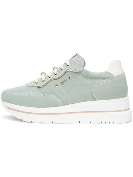 Pantofi Nerogiardini din velur verde