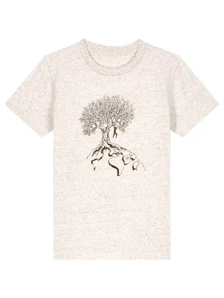 Life-Tree Majica Kids Unisex Hanging On vuneno bijela