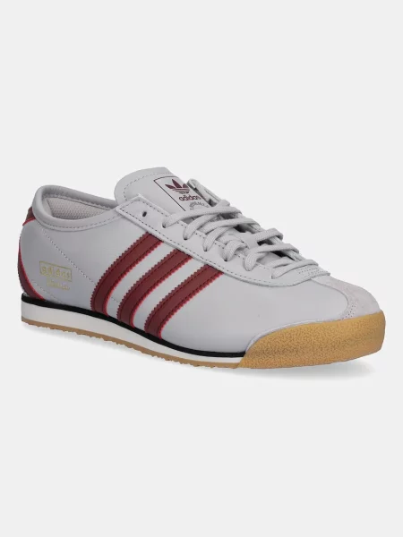 Δερμάτινα αθλητικά παπούτσια adidas Originals Italia γκρι