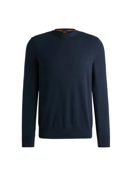 BOSS Orange sweter granatowy lekki niebieski