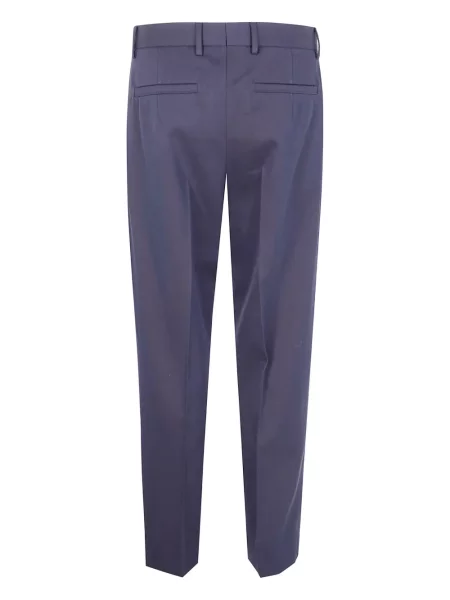 Pantaloni Zegna plisate albastru