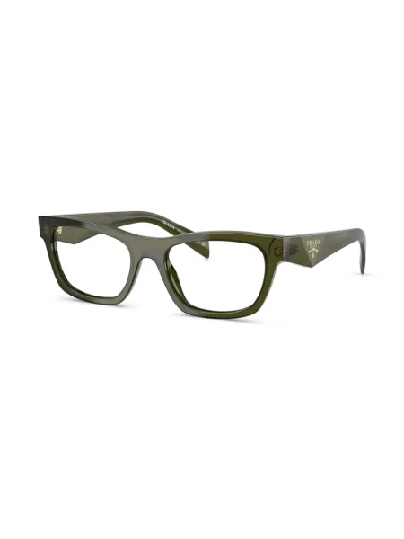 Ochelari de soare Prada Eyewear cu imprimeu geometric verde