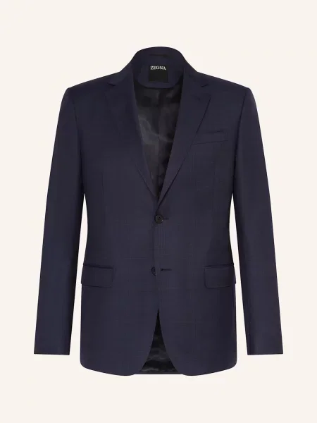 Zegna Garnitur Extra Slim Fit blau granatowy