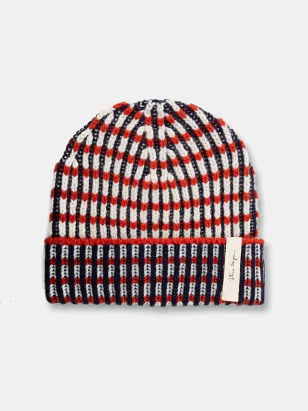 Stine Goya czapka z dodatkiem wełny 0 czerwony