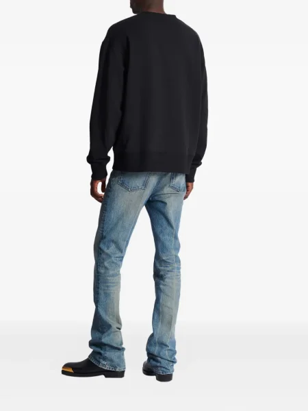 Hanorac Balmain cu imagine negru