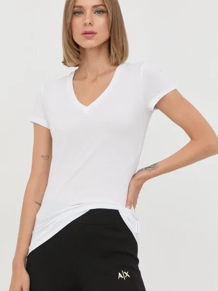 Тениска Armani Exchange бяло
