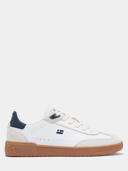 Кожаные кеды D.franklin белые