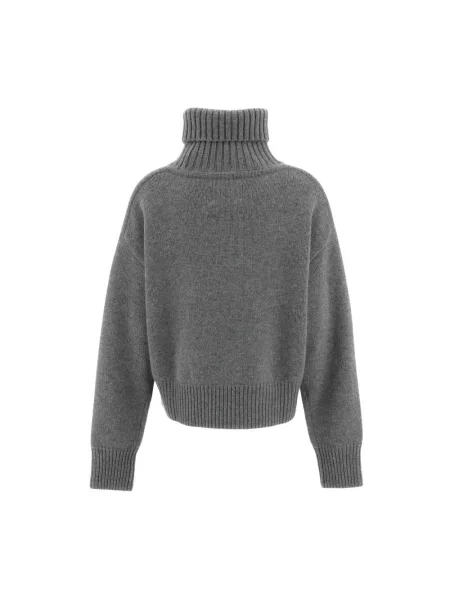 Sweter Extreme Cashmere z kaszmiru o skróconej długości szary