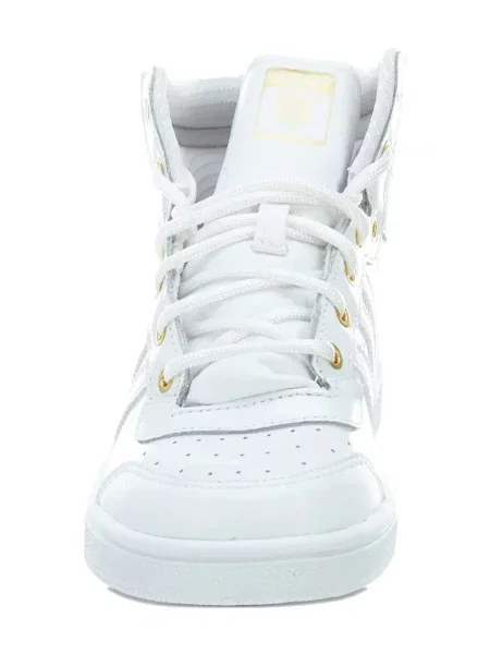 Kratke hlače Adidas s vezicama s čipkom bijela