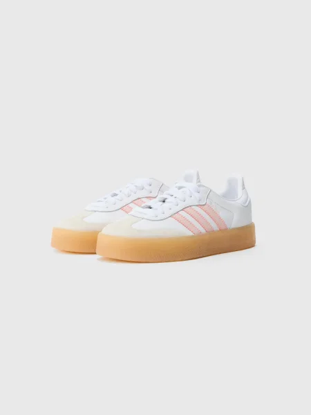 ADIDAS ORIGINALS Nízke tenisky Sambae krémová / koralová biela