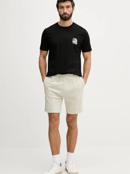 BOSS ORANGE Tricou Te_Groove negru