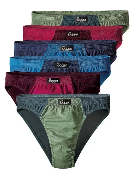 LE JOGGER Spodnje hlačke azur / kaki / jelka / vinsko rdeča