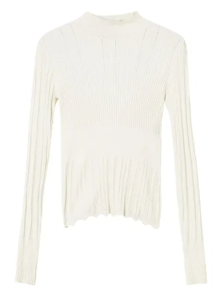 Top Twinset lung alb