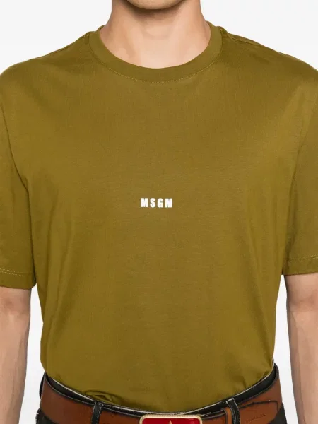 Tricou Msgm cu imagine verde