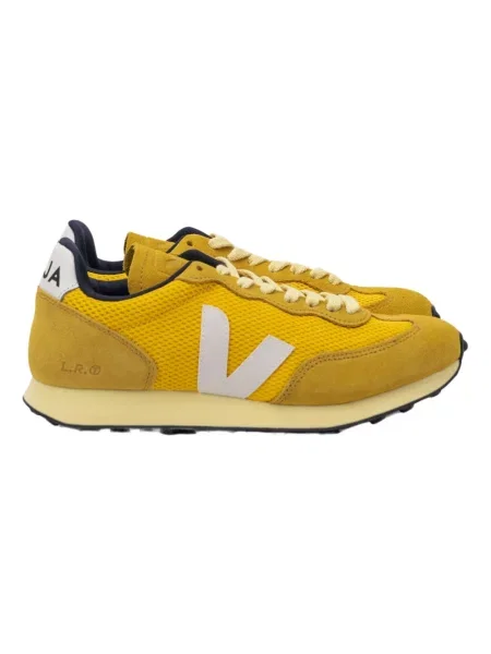 Sneakersy Veja skórzane żółte