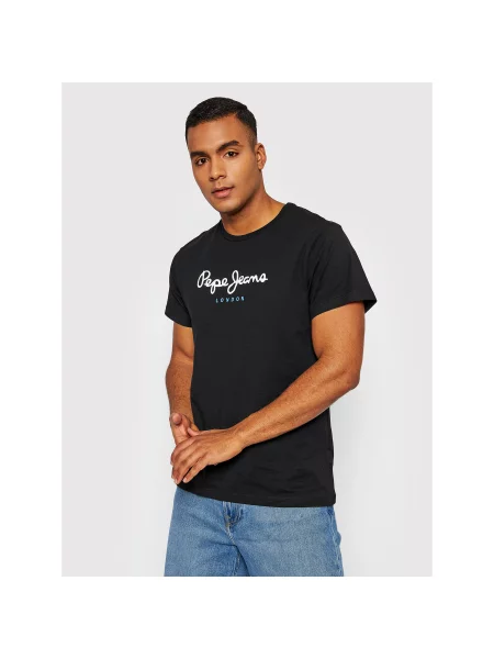 Pepe Jeans T-shirt Eggo Regular Fit crna