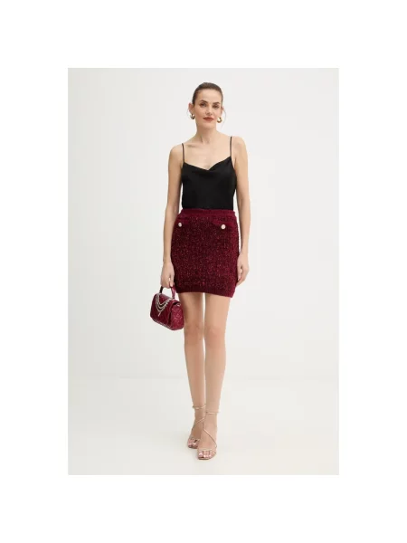 Spódnica mini Guess czerwona