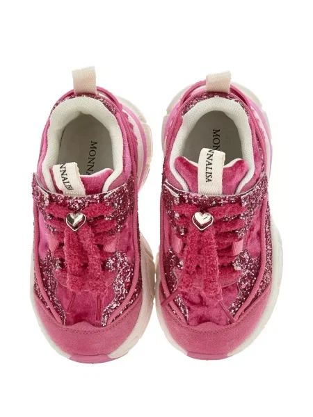 Sneakersy dziecięce Monnalisa różowe