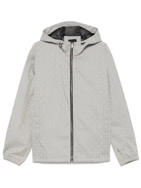 Geacă de vânt Givenchy din jacard gri