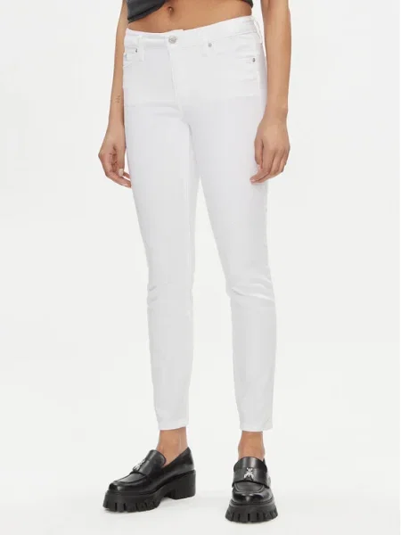 Calvin Klein Jeans Blugi Skinny Fit alb