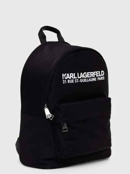 Karl Lagerfeld Batoh / šedobiela čierna