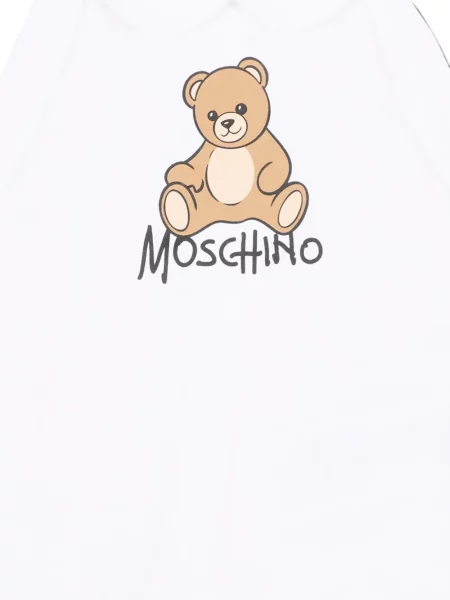 Piżama dziecięca Moschino biała