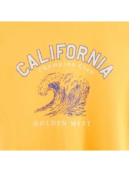 Tricou copii Champion galben