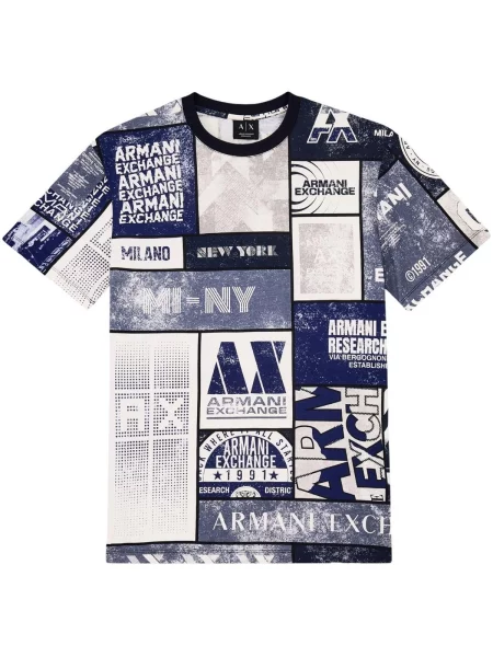 Tricou Eax alb