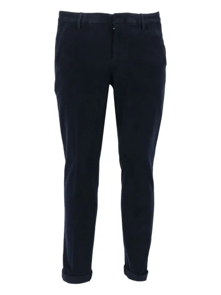 Pantaloni Dondup de catifea cord albastru