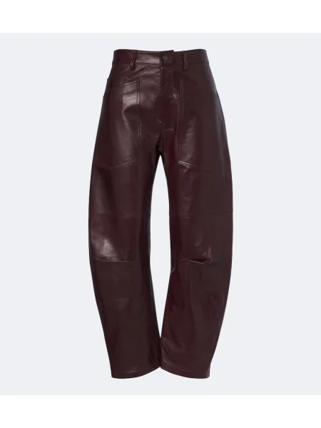 Pantaloni Nili Lotan din piele