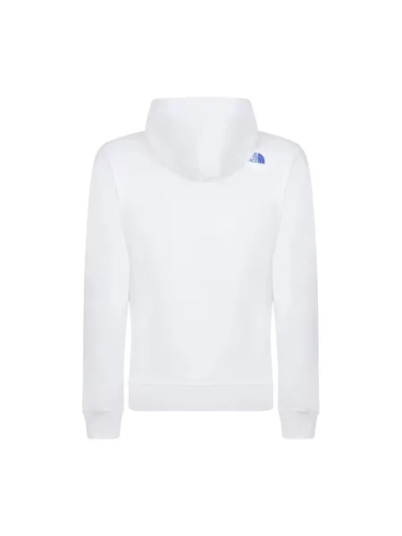 Bluza z kapturem The North Face z kapturem z logo biała