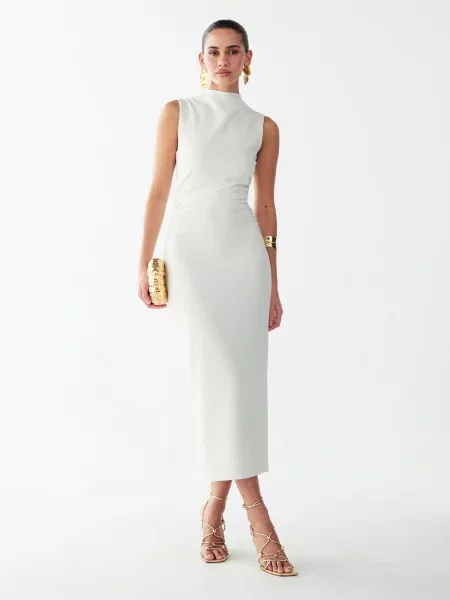 BWLDR Rochie Lana' alb