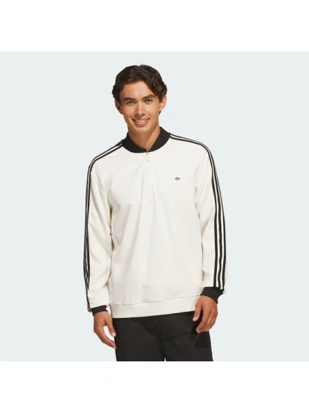 Bluza Originals half-zip biała